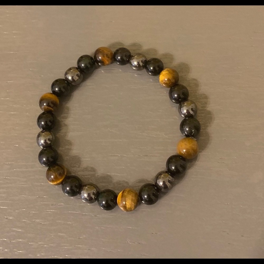 3 Magnetic Healing Stone Bracelets